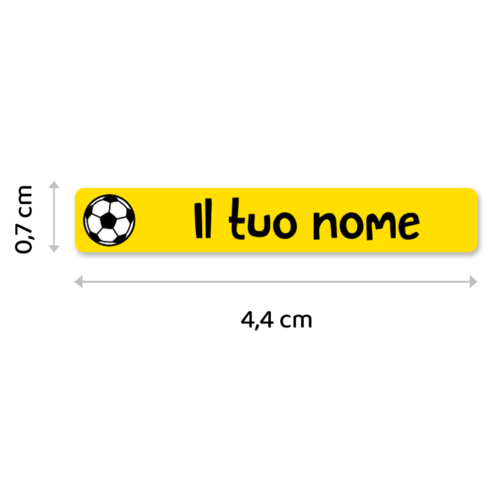 Etichette mini con nome